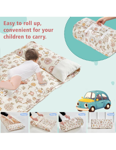 Colchoneta para Siesta Niños DuShow Floral 134.6x53.3cm