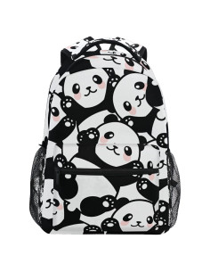 Mochila Escolar ALAZA Panda para Niñas 40.5x29x17.5cm