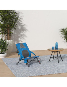 Silla de Playa STRONGBACK Reclinable Gravedad Baja Azul 2