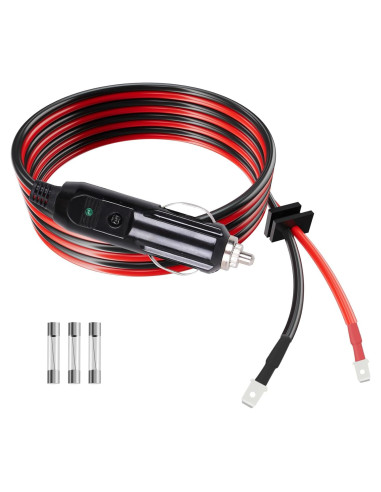 Cable de Reemplazo 12V/24V Basysion para Enfriador Coleman 8 pies