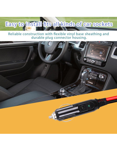 Cable de Reemplazo 12V/24V Basysion para Enfriador Coleman 8 pies