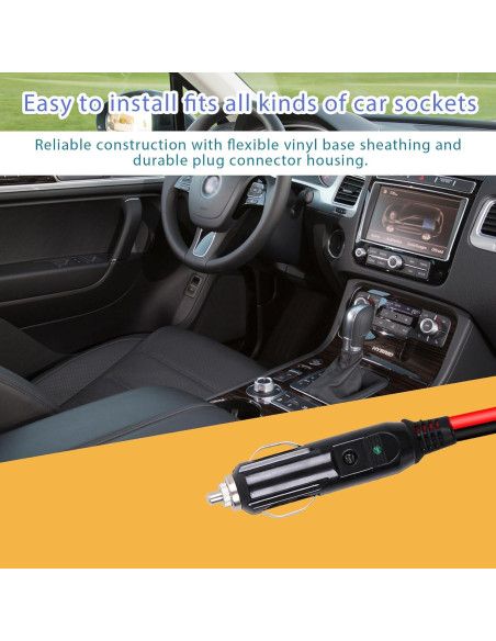 Cable de Reemplazo 12V/24V Basysion para Enfriador Coleman 8 pies