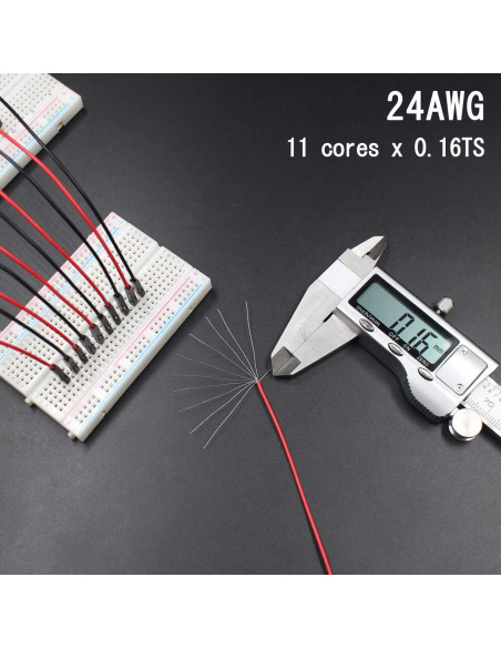 Cables de Salto Macho a Hembra 15CM 60-Pack Hellotronics