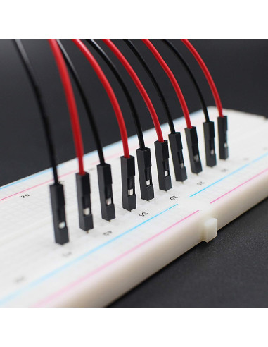 Cables de Salto Macho a Hembra 15CM 60-Pack Hellotronics