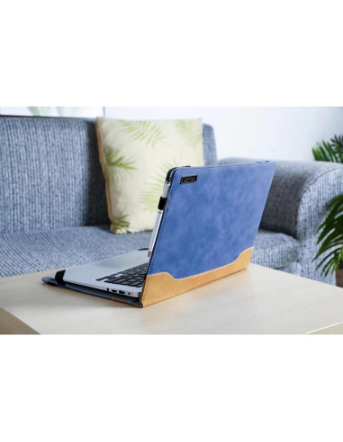 Funda Protectora para Laptop LG Gram 16" Cuero PU Azul