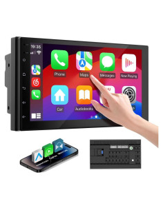Estéreo de Coche 7" Haudio Double Din CarPlay Android Auto