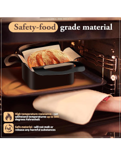 2 Tapetes de Hornear de Silicona Reutilizables Zunmial 39x49 cm 2