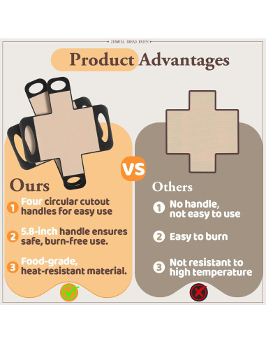2 Tapetes de Hornear de Silicona Reutilizables Zunmial 39x49 cm