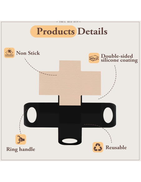 2 Tapetes de Hornear de Silicona Reutilizables Zunmial 39x49 cm