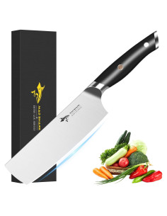 Cuchillo Nakiri MAD SHARK 17.78 cm Acero Inoxidable Ergonómico