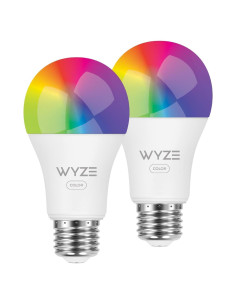Bombilla Inteligente Wyze A19 1100LM 2-Pack Wi-Fi RGB