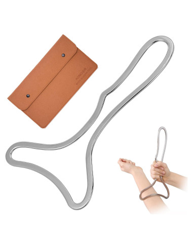 Herramienta Gua Sha Acero Inoxidable Komogir 27.9x15.2cm