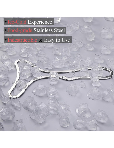 Herramienta Gua Sha Acero Inoxidable Komogir 27.9x15.2cm