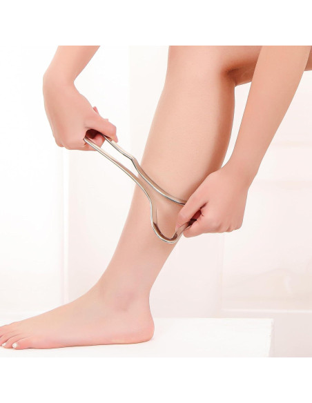 Herramienta Gua Sha Acero Inoxidable Komogir 27.9x15.2cm