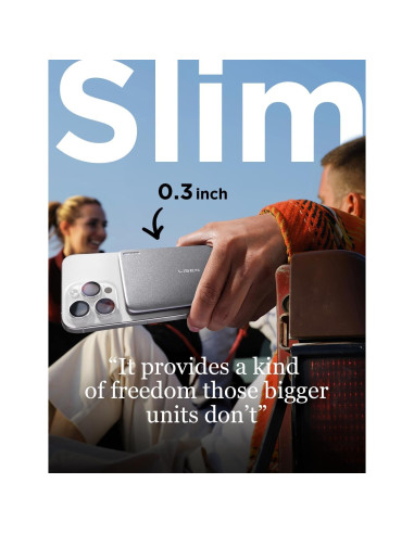 Cargador Portátil Inalámbrico LISEN 5000mAh MagSafe Gris