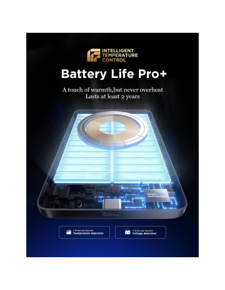 Cargador Portátil Inalámbrico LISEN 5000mAh MagSafe Gris