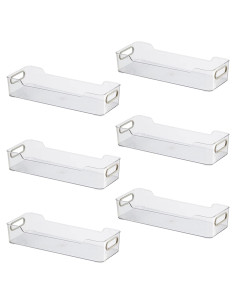 Contenedores de Almacenamiento Oggi 14x5 cm - Juego de 6, Transparente