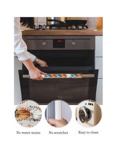 Juego de 2 fundas de manijas de refrigerador Falaniique 35x13 cm 2