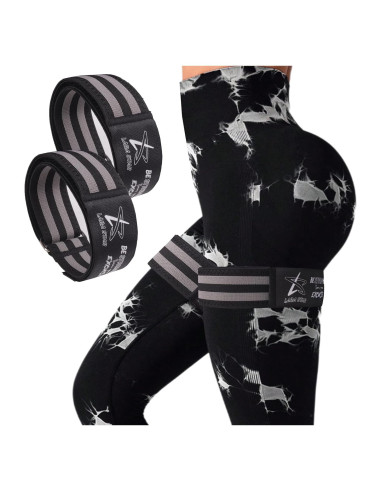 Bandas de Oclusión BFR LARA STAR para Glúteos y Piernas