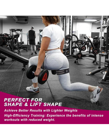 Bandas de Oclusión BFR LARA STAR para Glúteos y Piernas