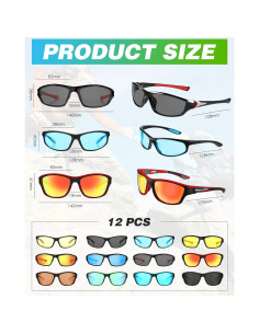 12 Pares Gafas de Sol Polarizadas Kanayu UV para Deportes 2