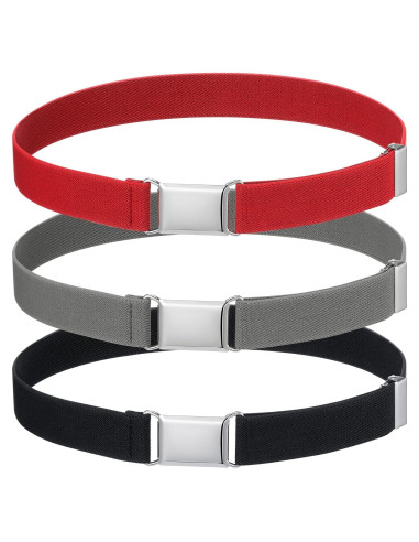 Cinturón Elástico Ajustable Syhood para Niños 3 Piezas