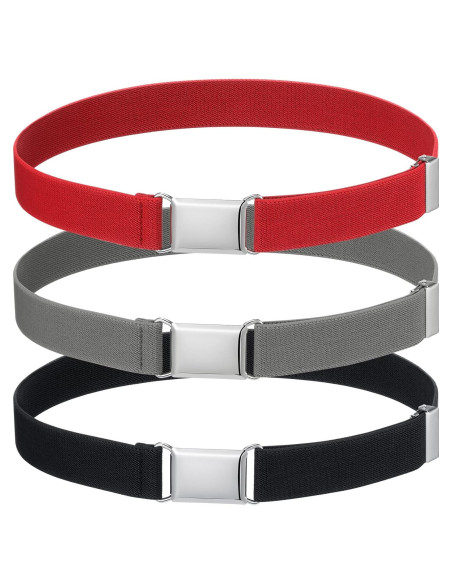 Cinturón Elástico Ajustable Syhood para Niños 3 Piezas