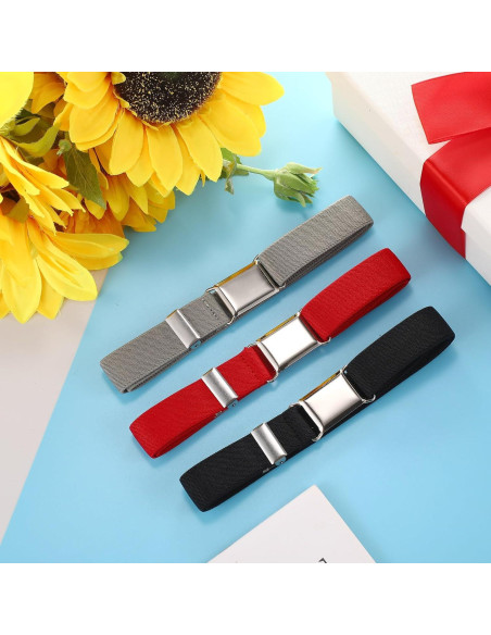 Cinturón Elástico Ajustable Syhood para Niños 3 Piezas