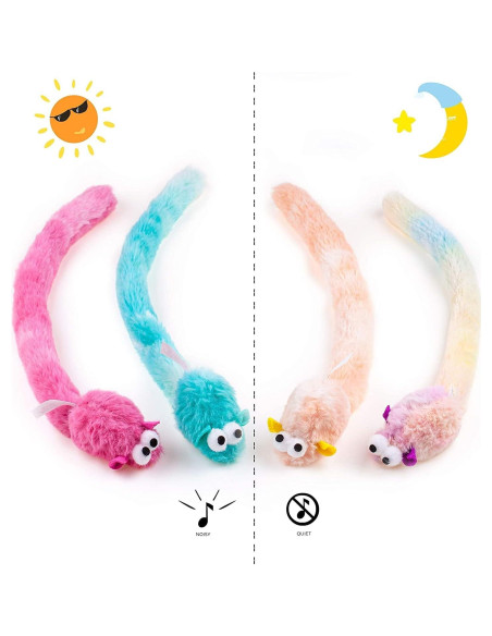 Juguetes para Gato de Peluche CHIWAVA 4 Piezas 38 cm Juguetes para Gato de Peluche CHIWAVA 4 Piezas 38 cm