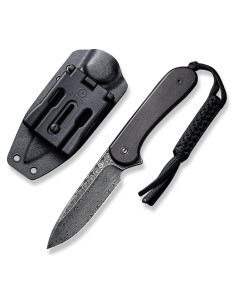 Cuchillo de hoja fija CIVIVI Elementum 10.11 cm Damasco G10