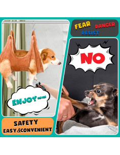 Kit de Aseo para Perros WSCXSC Hamaca Cortauñas XS Café 2