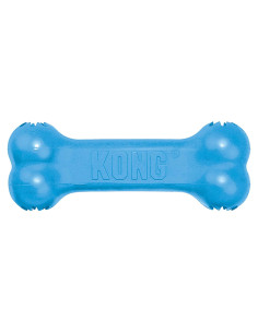 KONG Hueso Rellenable para Cachorros Pequeños - Juguete Masticable de Caucho Natural