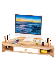 Soporte para Monitor Triangular KUAIYU con Cajones 54.9x32.8cm