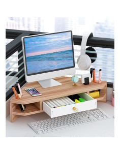 Soporte para Monitor Triangular KUAIYU con Cajones 54.9x32.8cm 2