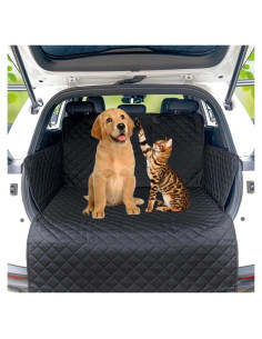 Cubierta de Carga para SUV para Perros NYLSYT Negra 177.8x101.6 cm