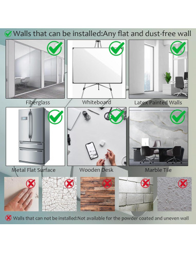 Papel Contacto Pizarra Blanca Magnético DERERSTE 60x44.5cm