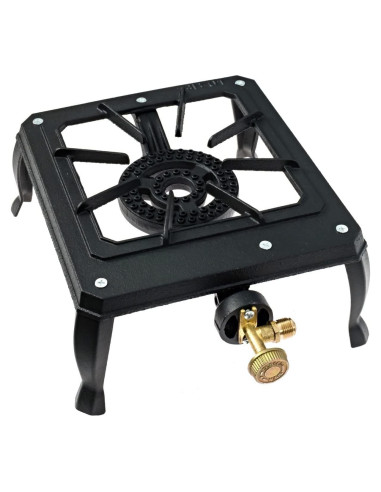 Estufa de Camping Herb de Gas Portátil 15000 BTU Hierro Fundido