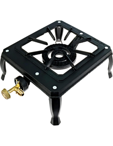 Estufa de Camping Herb de Gas Portátil 15000 BTU Hierro Fundido