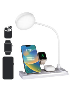 Lámpara de Escritorio LED OttLite VW2009 con Cargador Inalámbrico