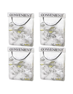 4 Soportes de Pared Adhesivos para Bolsas de Basura HJZHII