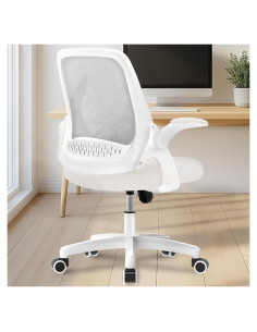 Silla de Oficina Ergonómica NEO Malla Ajustable Marfil