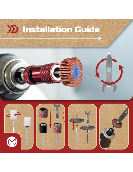 Kit de Accesorios para Herramienta Rotativa MonoPro 476 PCS