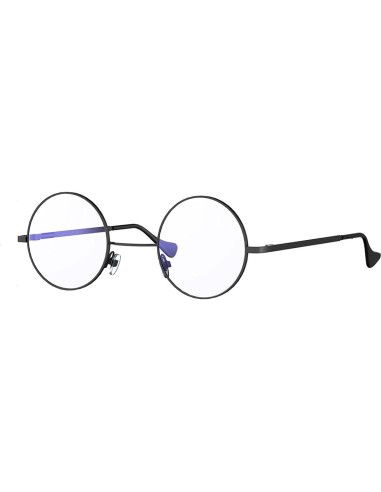 Gafas Unisex Bloqueadoras de Luz Azul Retro - Marco Negro