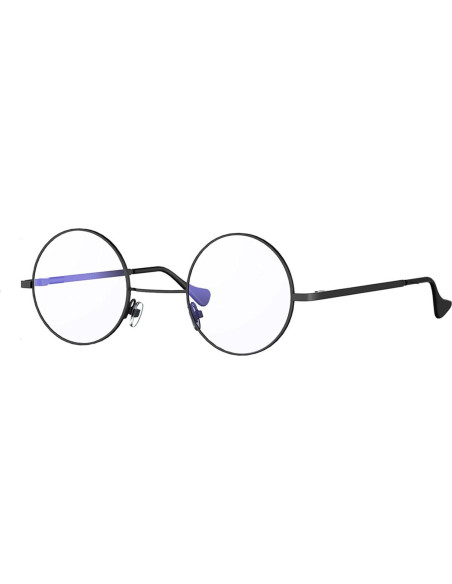 Gafas Unisex Bloqueadoras de Luz Azul Retro - Marco Negro