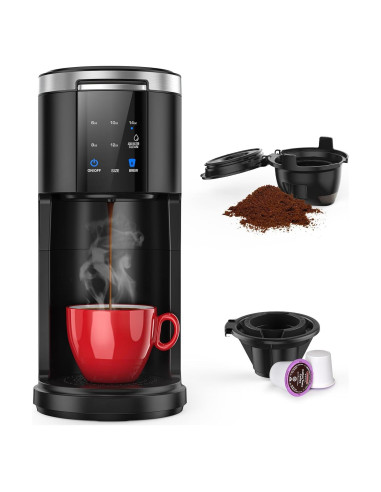 Cafetera COWSAR 2 en 1 K Cup y café molido 1.18 L