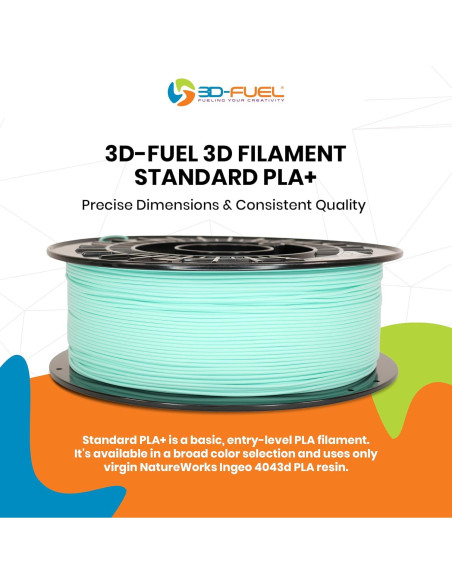 Filamento PLA+ 3D-Fuel Almendra 1 kg para Impresora 3D