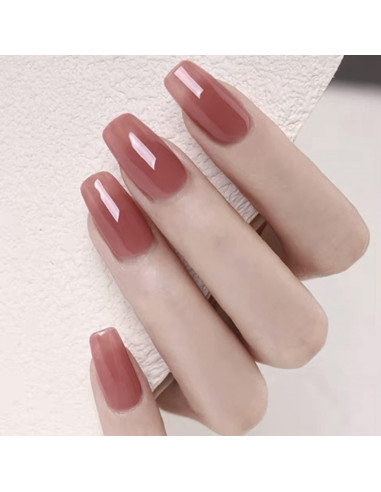 Kit de Esmalte de Uñas Vishine 4pcs Gel 8ml Transparente Nude