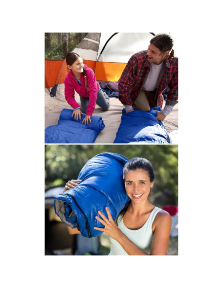 Saco de dormir PEAKTREND 3 estaciones impermeable 210x150cm