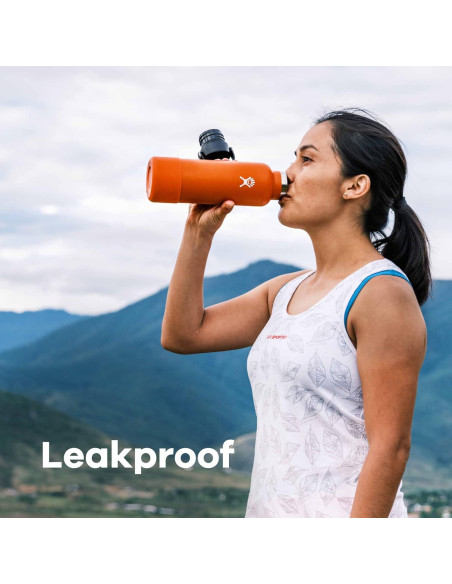 Botella de Agua Aislada Hydro Flask 21 Oz Tapa Flex Agave