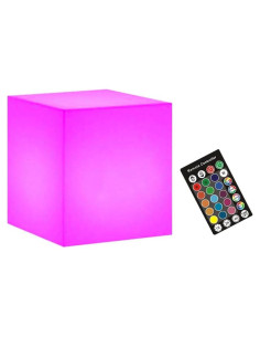 Luz LED Cubo 7.62 cm RKDTX Control Remoto 16 Colores IP68